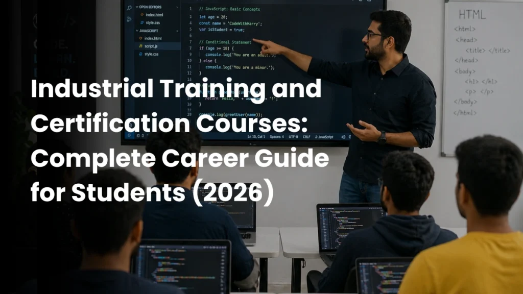 Industrial Training and Certification Courses: Complete Career Guide for Students (2026)